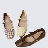 Nica Comfy Ballerina In Soft Taupe
