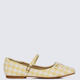 Nica Comfy Ballerina In Sunny Yellow