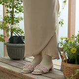 Corinne Comfy Sandals In Nude Pink