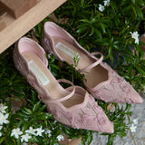 Cristelle Comfy Heels In Pink