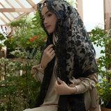 Senja Selendang Premium Scarves In Black