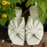 Sia Comfy Sandals In Beige