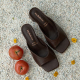 Nami Ultra WideFit Comfy Heels In Espresso