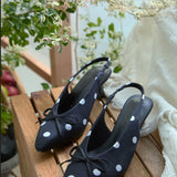 Velora Comfy Heels In Black