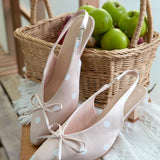Velora Comfy Heels In Nude