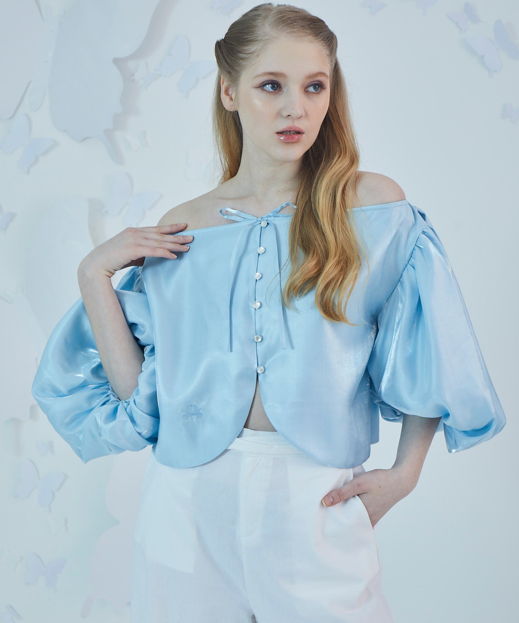 A Princess?€? Wish Top In Blue - myballerine