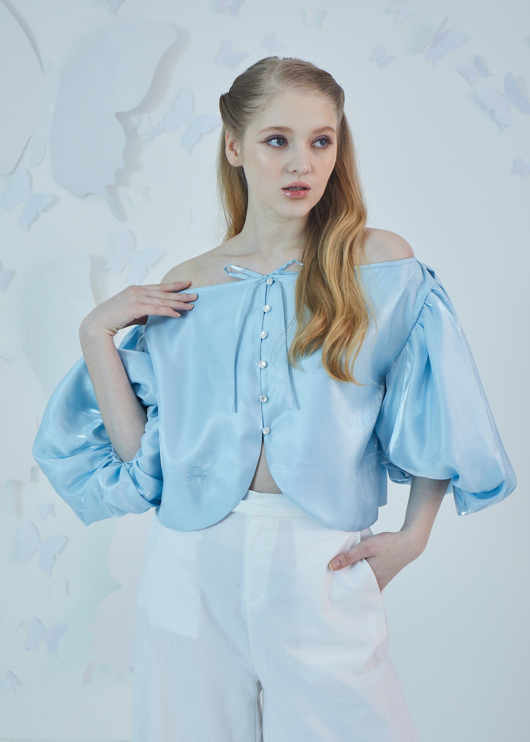 A Princess?€? Wish Top In Blue - myballerine