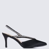 Abigail Comfy Heels In BlackShoes - myballerine