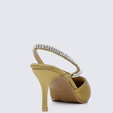 Abigail Comfy Heels In TaupeShoes - myballerine