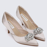 Adelyn Comfy Pumps In Champagne - myballerine