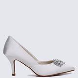 Adelyn Comfy Pumps In Ivory - myballerine
