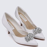 Adelyn Comfy Pumps In Ivory - myballerine
