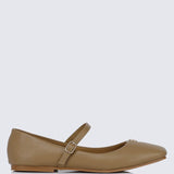 Aimee Comfy Ballerina In AlmondShoes - myballerine