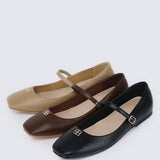 Aimee Comfy Ballerina In AlmondShoes - myballerine