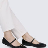 Aimee Comfy Ballerina In BlackShoes - myballerine