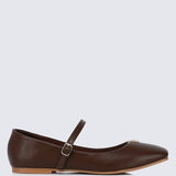 Aimee Comfy Ballerina In EspressoShoes - myballerine