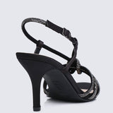 Alaia Comfy Heels In Black - myballerine