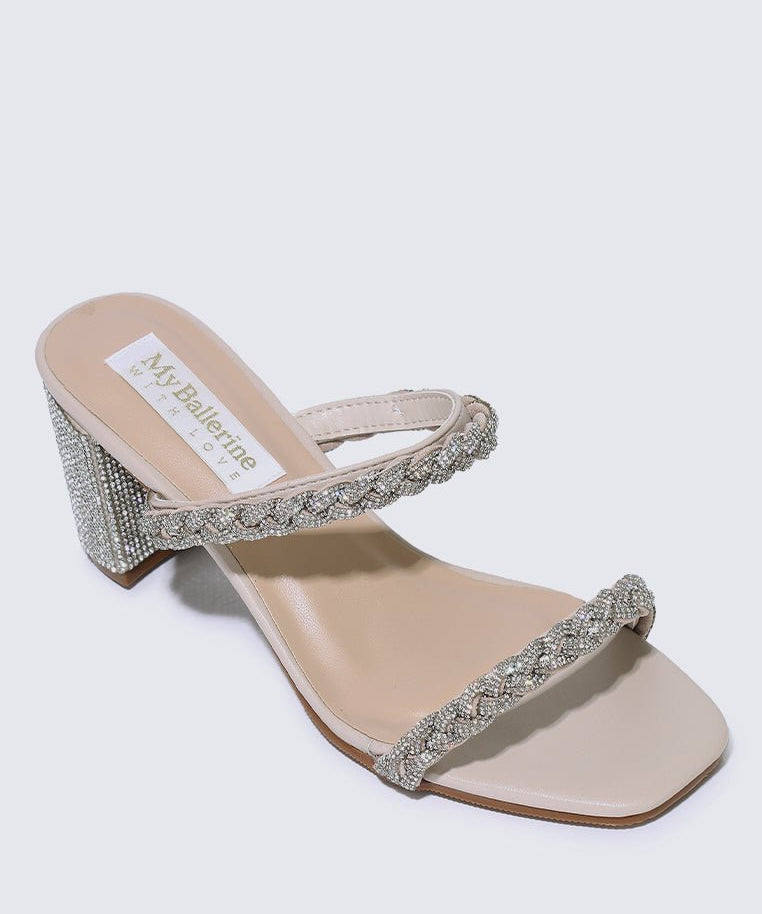 Alani Comfy Heels In AlmondShoes - myballerine