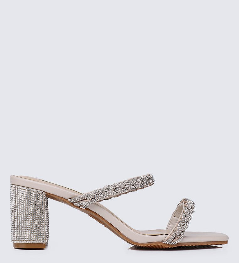 Alani Comfy Heels In AlmondShoes - myballerine