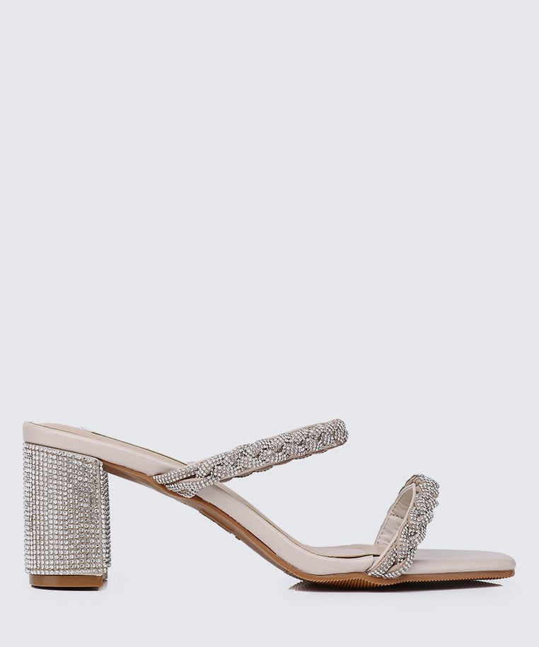 Alani Comfy Heels In AlmondShoes - myballerine