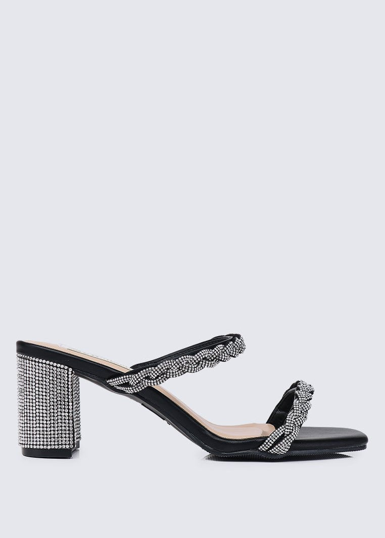 Alani Comfy Heels In BlackShoes - myballerine