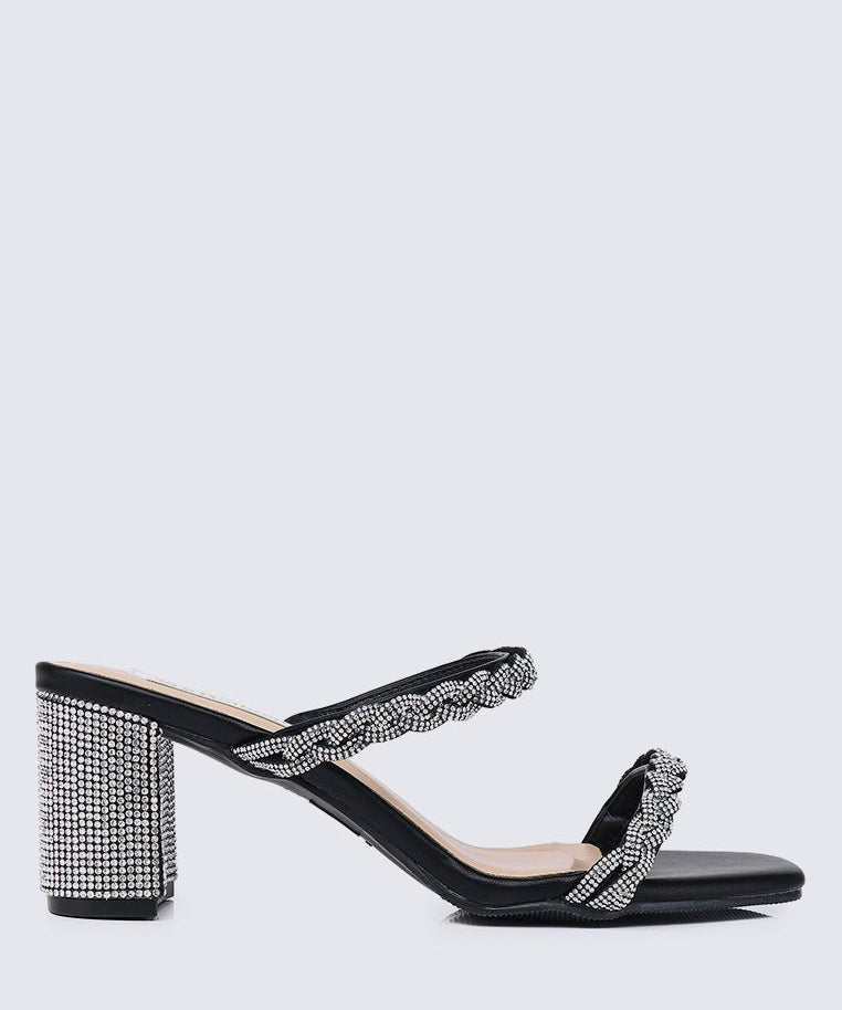 Alani Comfy Heels In BlackShoes - myballerine