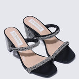 Alani Comfy Heels In BlackShoes - myballerine