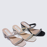 Alani Comfy Heels In BlackShoes - myballerine