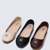 Albee WideFit Comfy Ballerina In NudeShoes - myballerine