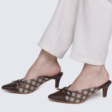 Aleeya Comfy Heels In EspressoHeels - myballerine