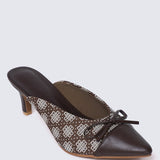 Aleeya Comfy Heels In EspressoHeels - myballerine