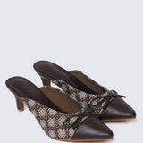 Aleeya Comfy Heels In EspressoHeels - myballerine