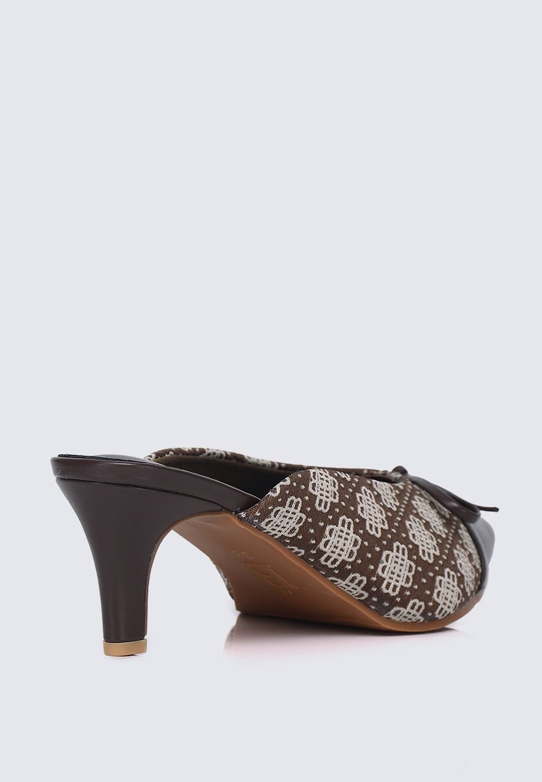 Aleeya Comfy Heels In EspressoHeels - myballerine