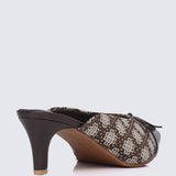 Aleeya Comfy Heels In EspressoHeels - myballerine