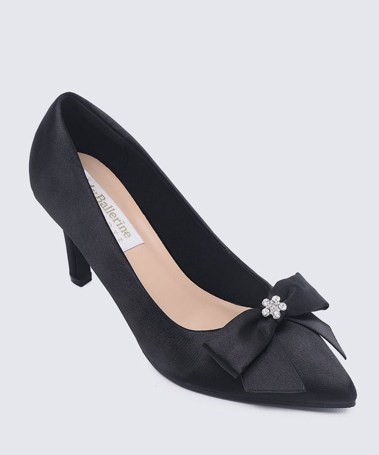 Alexandria Comfy Pumps In Black - myballerine