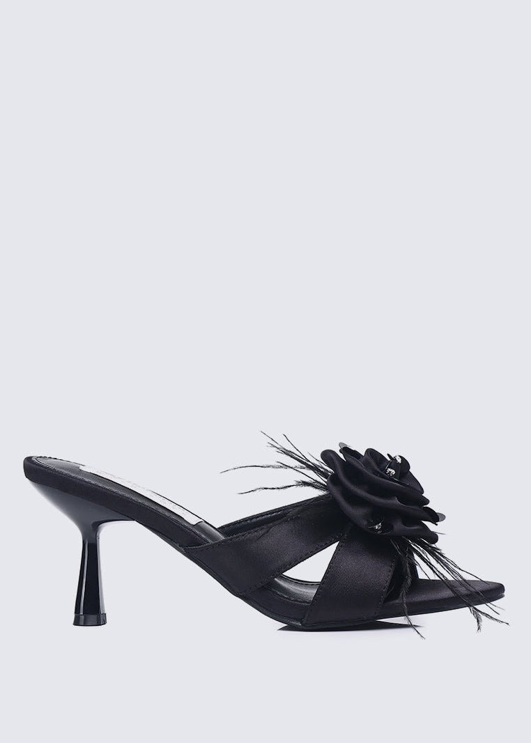 Alira Comfy Heels In BlackHeels - myballerine