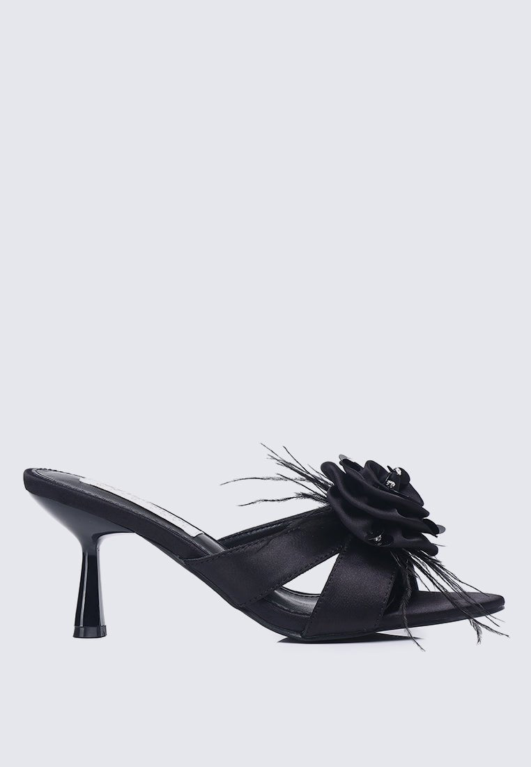 Alira Comfy Heels In BlackHeels - myballerine