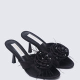 Alira Comfy Heels In BlackHeels - myballerine