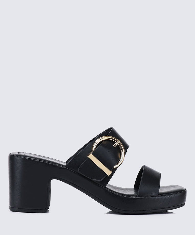 All Day Walk Comfy Wedges In BlackShoes - myballerine