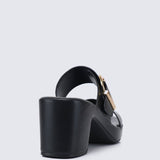 All Day Walk Comfy Wedges In BlackShoes - myballerine