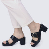 All Day Walk Comfy Wedges In BlackShoes - myballerine