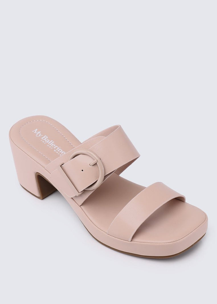 All Day Walk Comfy Wedges In Nude PinkShoes - myballerine