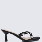 Alyssa Comfy Heels In BlackShoes - myballerine