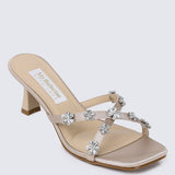 Alyssa Comfy Heels In ChampagneHeels - myballerine