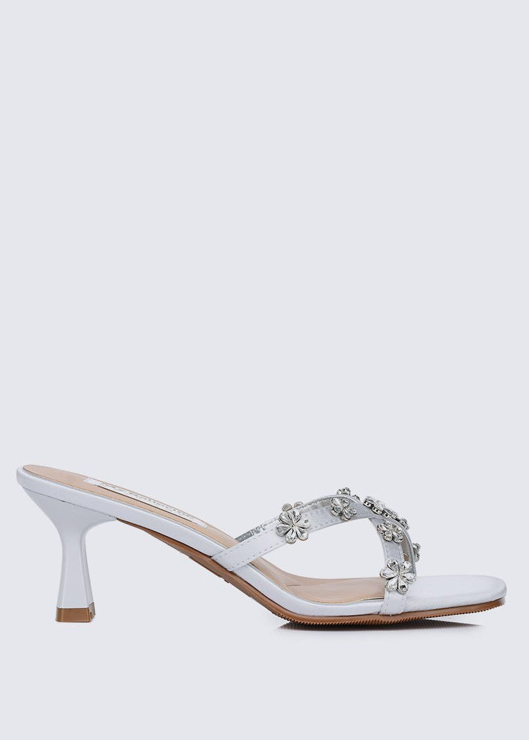 Alyssa Comfy Heels In GreyShoes - myballerine