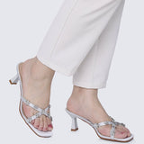 Alyssa Comfy Heels In GreyShoes - myballerine