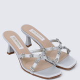 Alyssa Comfy Heels In GreyShoes - myballerine