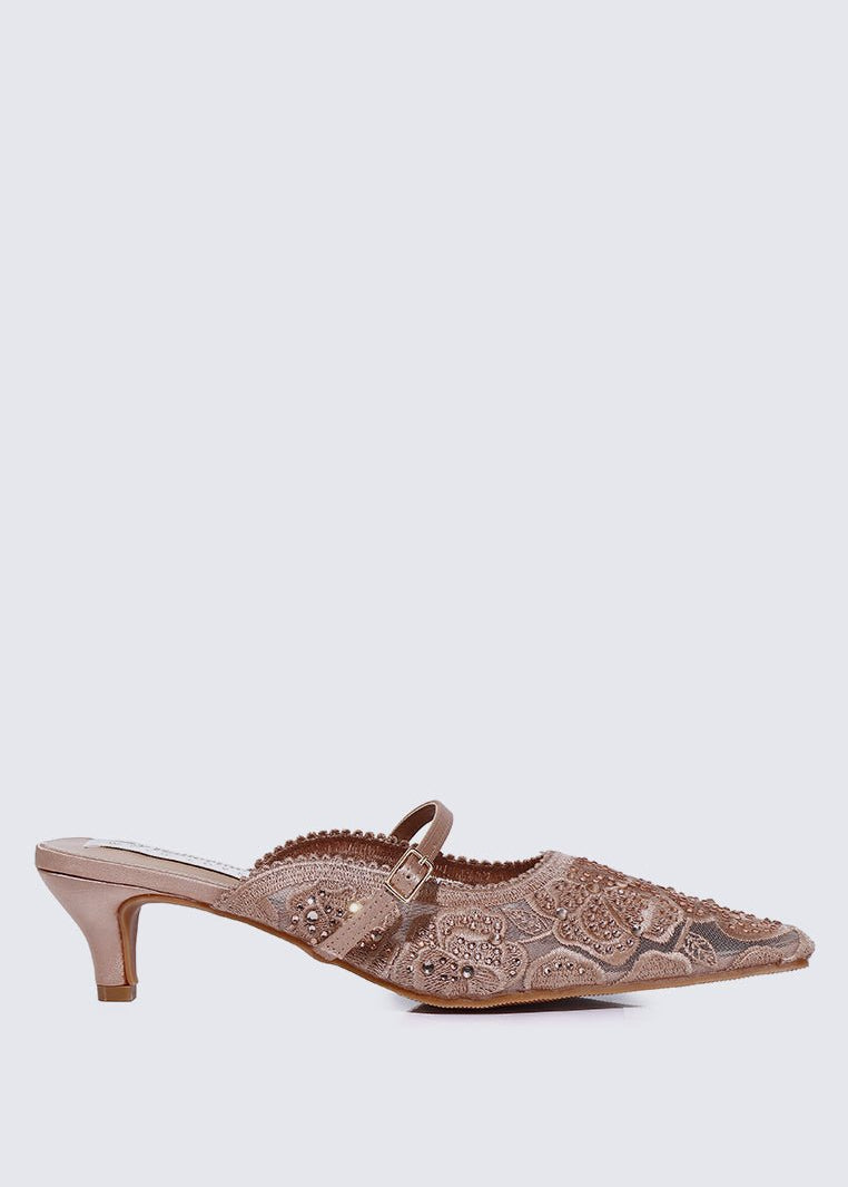 Améa Comfy Heels In Dusty PinkHeels - myballerine