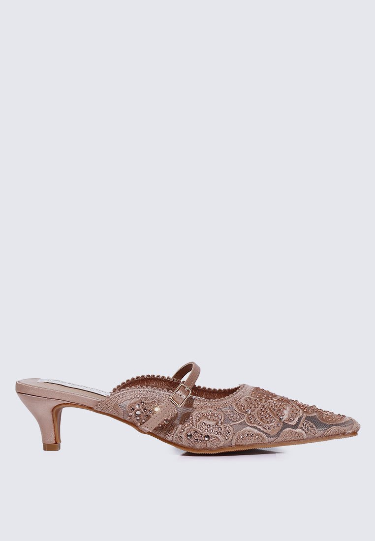 Améa Comfy Heels In Dusty PinkHeels - myballerine