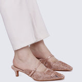 Améa Comfy Heels In Dusty PinkHeels - myballerine